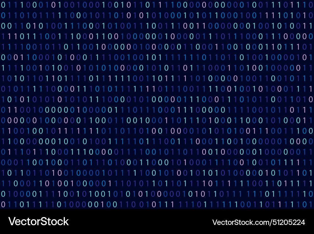 Binary code background with data symbols texture Binary code background with data symbols texture vector image