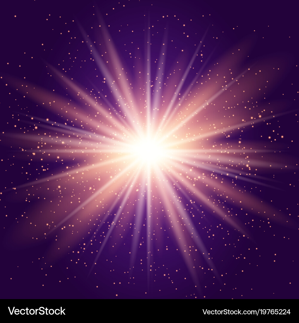 Dynamic Starburst Background vector image