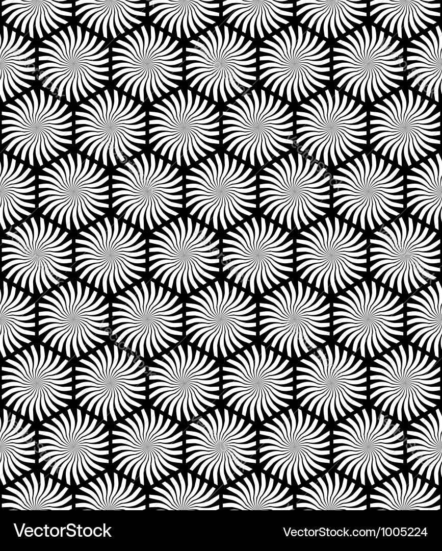 Geometric Hexagon Pattern Vector Image