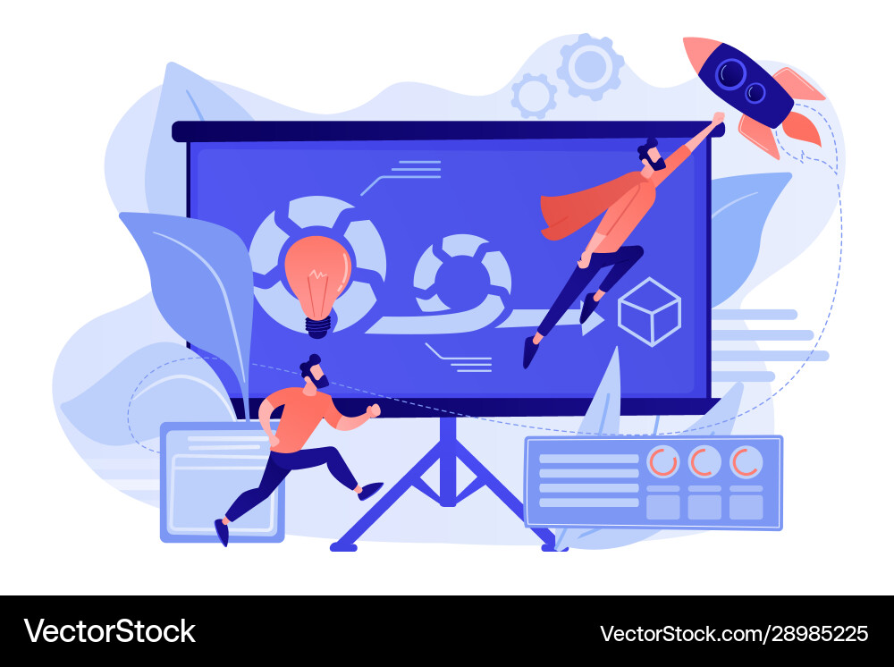 Agile project management concept Agile project management concept vector image
