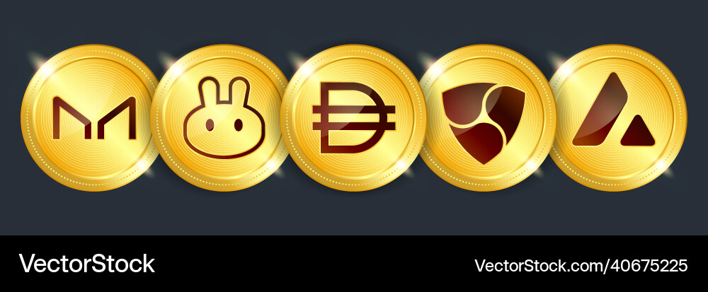 Crypto currency digital payment system blockchain Crypto currency digital payment system blockchain vector image