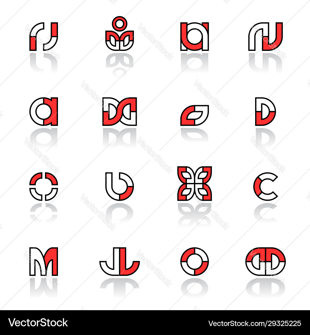 Design elements set Vector Image