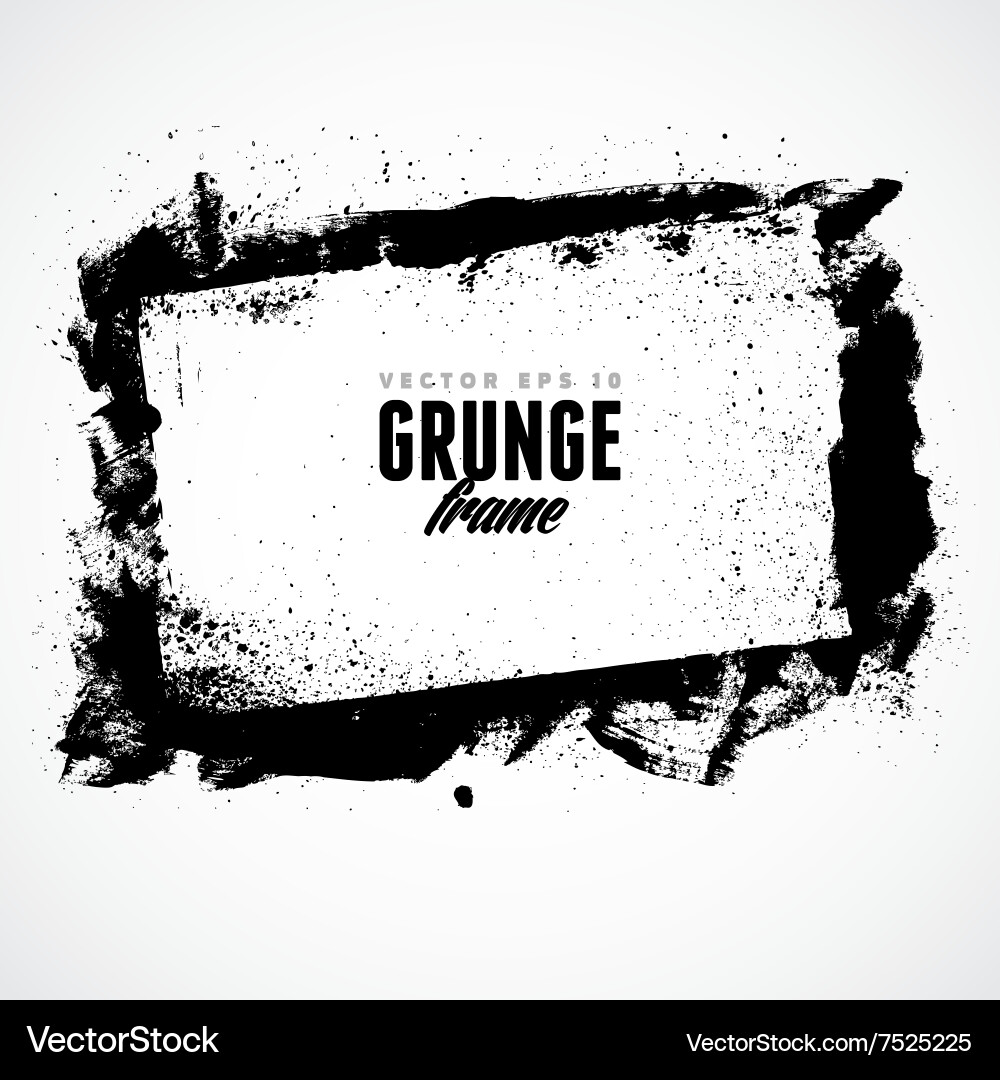 Grunge frame for multiple applications vector image