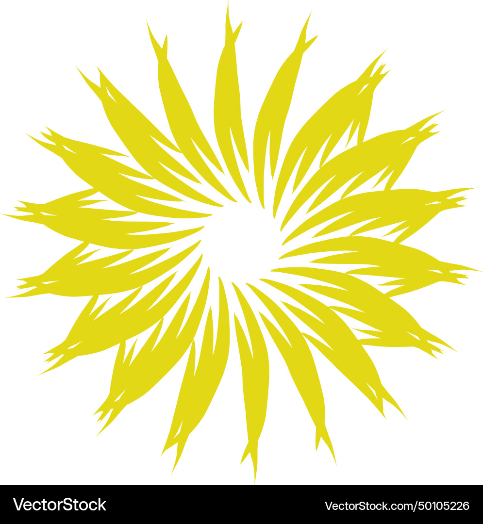 A unique yellow pattern abstract background Vector Image