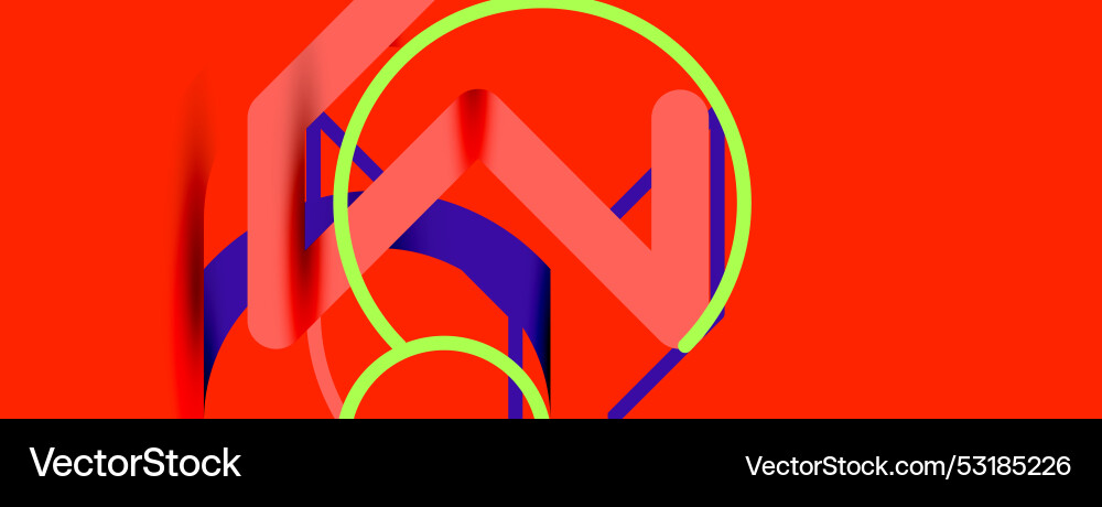 Abstract background circles and colorful round Vector Image