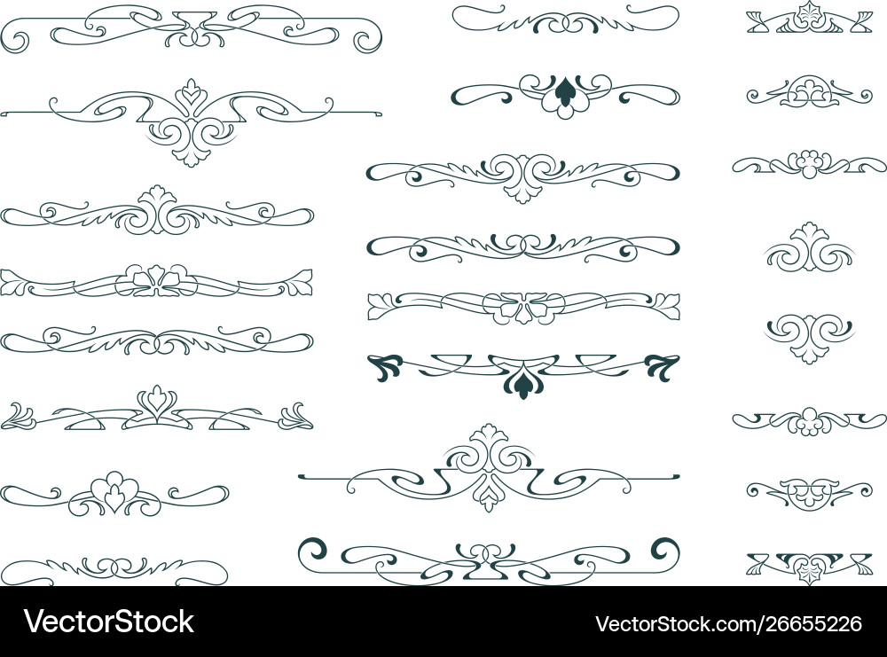 Floral Tribal Tattoos Collection Vector Image