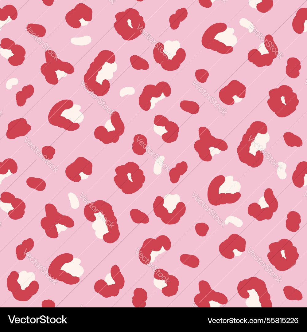 Leopard abstract monochrome seamless pattern Vector Image