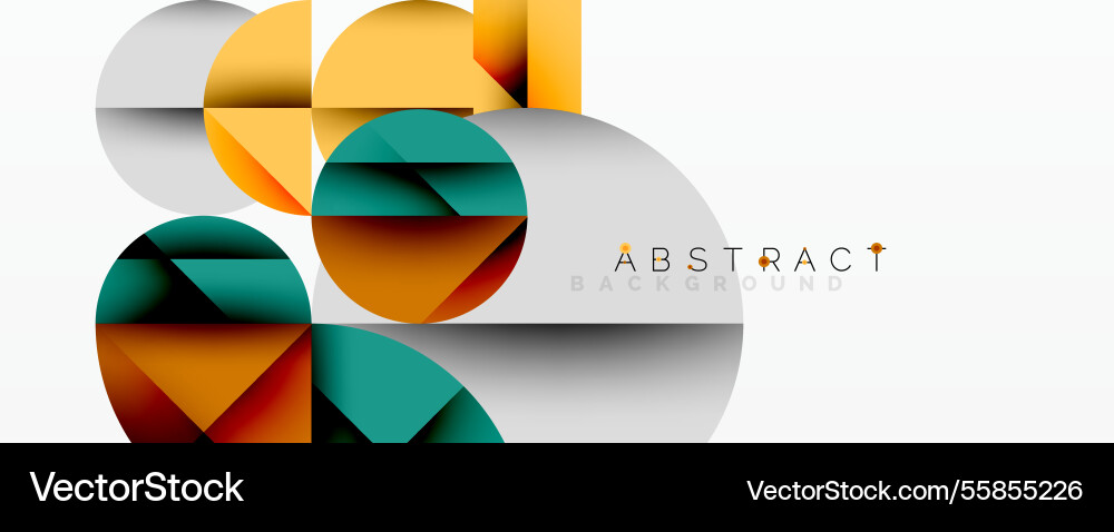 Modern abstract composition with layered circles Modern abstract composition with layered circles vector image