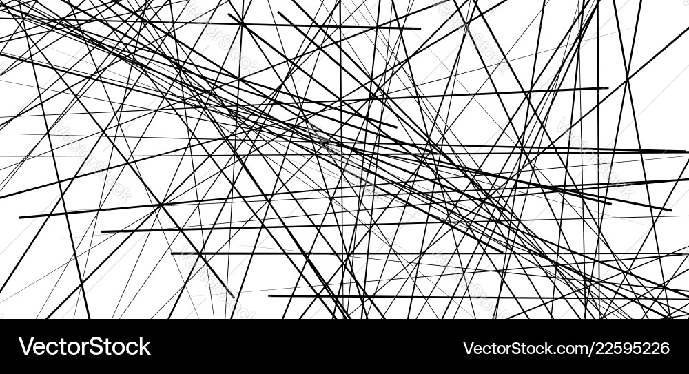 Random chaotic lines abstract geometric pattern Random chaotic lines abstract geometric pattern Vector Image