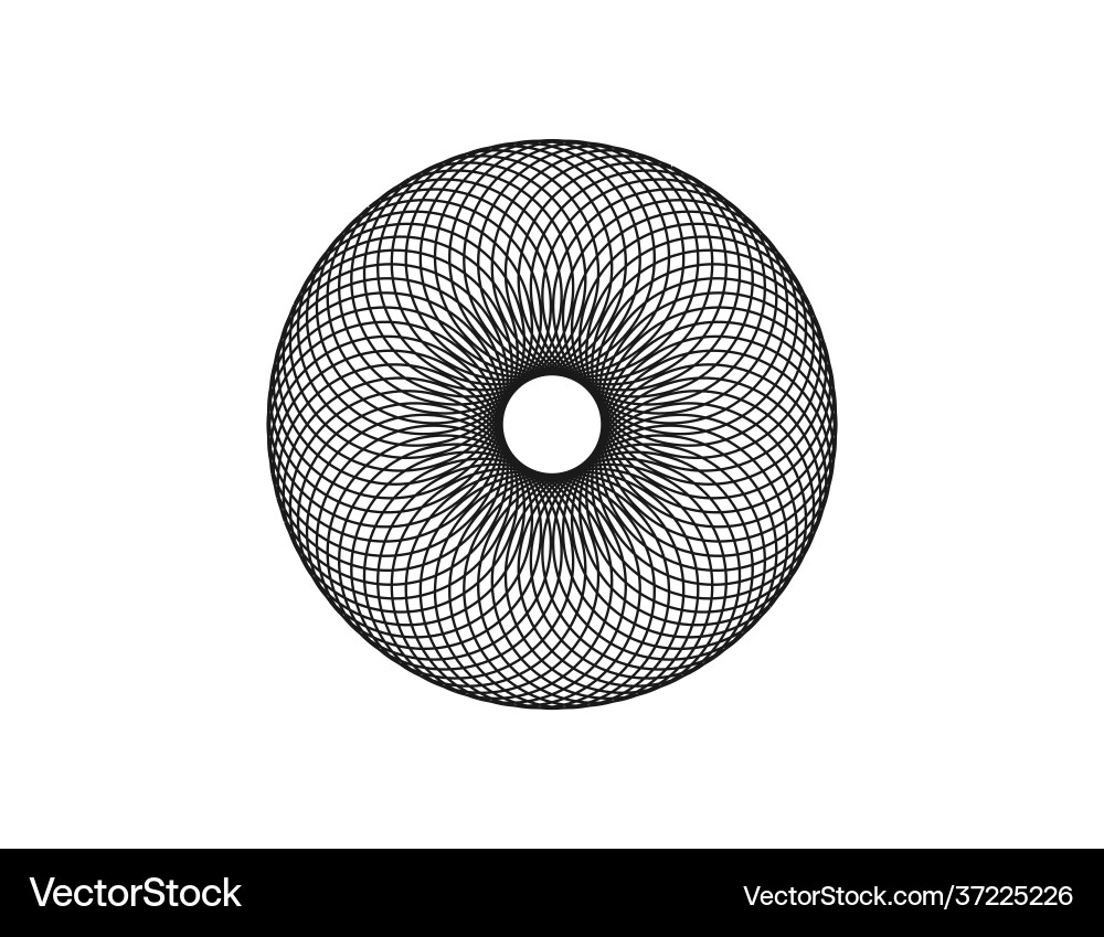 Spirograph abstract element on white background Spirograph abstract element on white background vector image