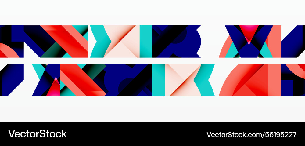 Abstract geometric pattern repeating shapes Abstract geometric pattern repeating shapes vector image