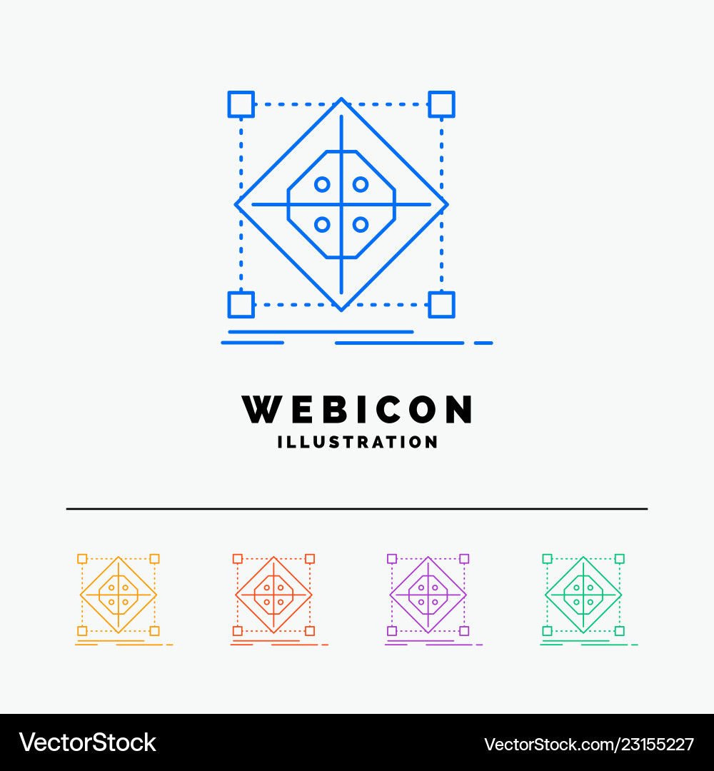 Architecture cluster grid model preparation 5 Architecture cluster grid model preparation 5 vector image