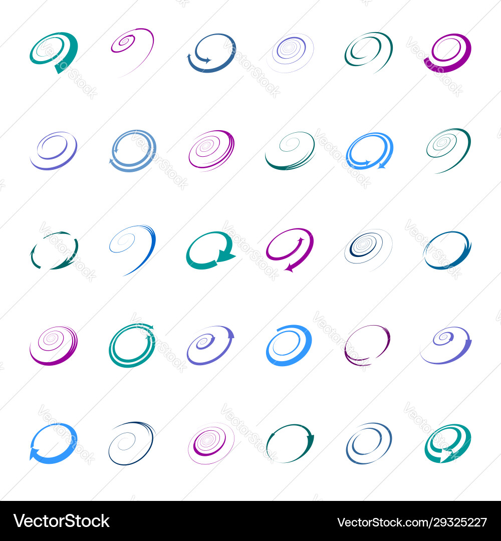 Design elements set Vector Image