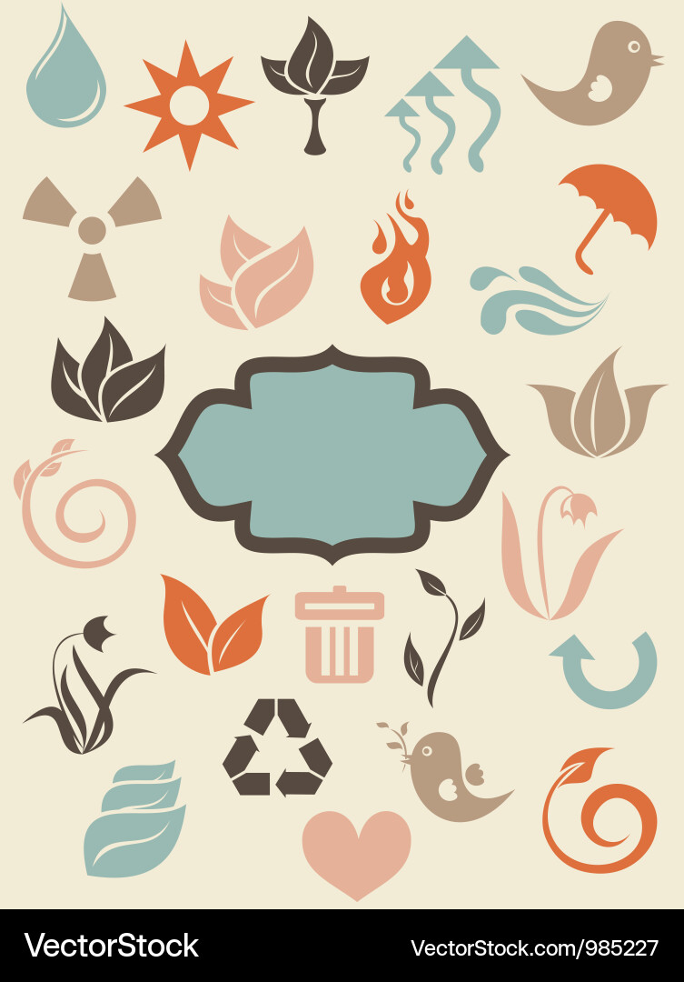 Misc elements Vector Image