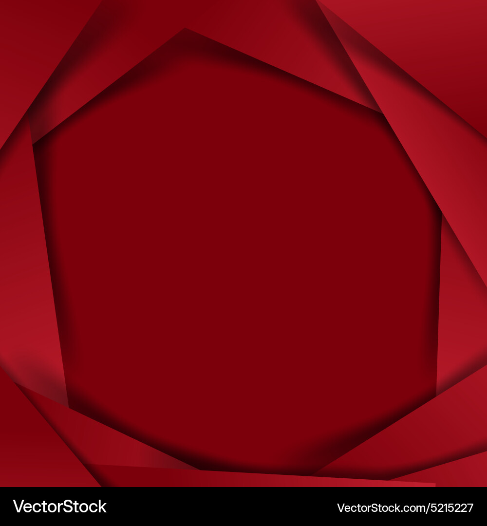 Red Overlapping Layer Background vector image