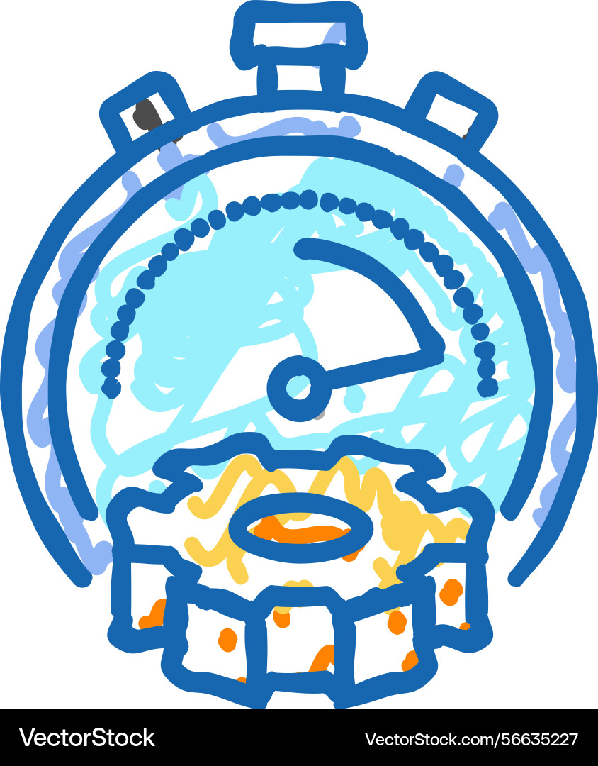 Workflow optimization manufacturing engineer icon Workflow optimization manufacturing engineer icon vector image