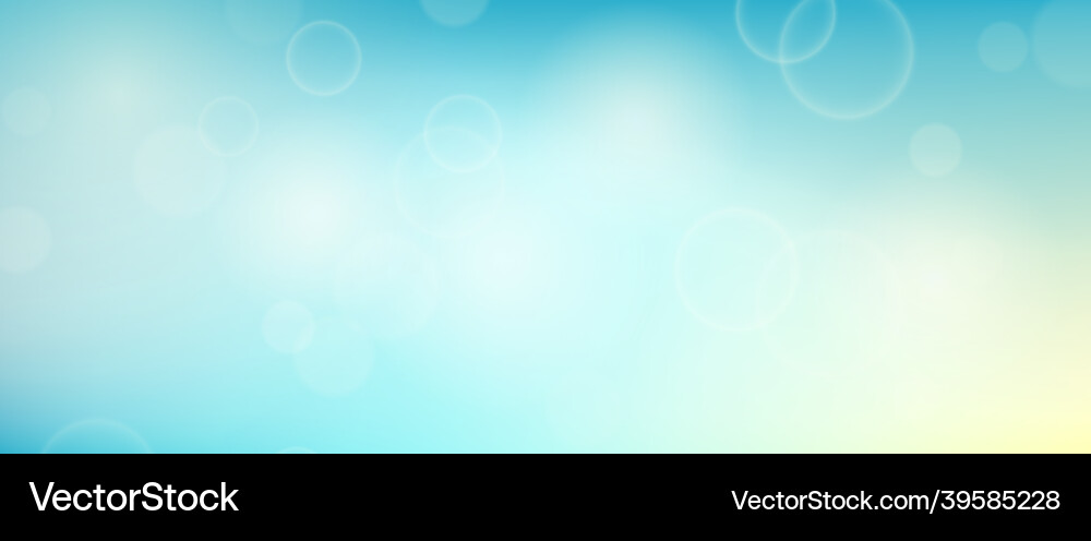 Abstract background with blur bokeh light effect vector image
