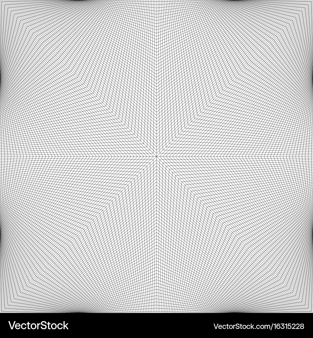 Abstract monochrome line grid pattern Vector Image