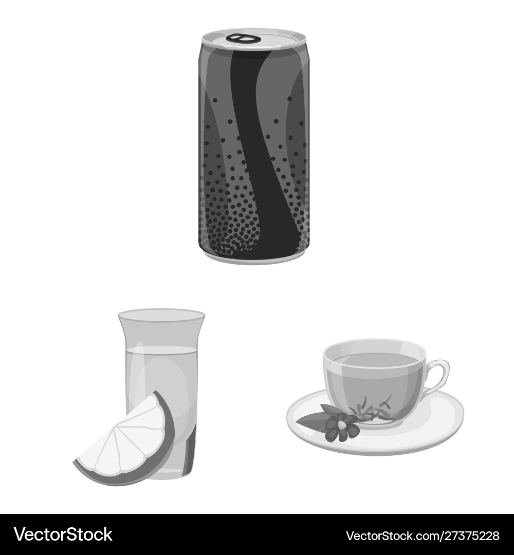 Isolated object drink and bar icon set Vector Image