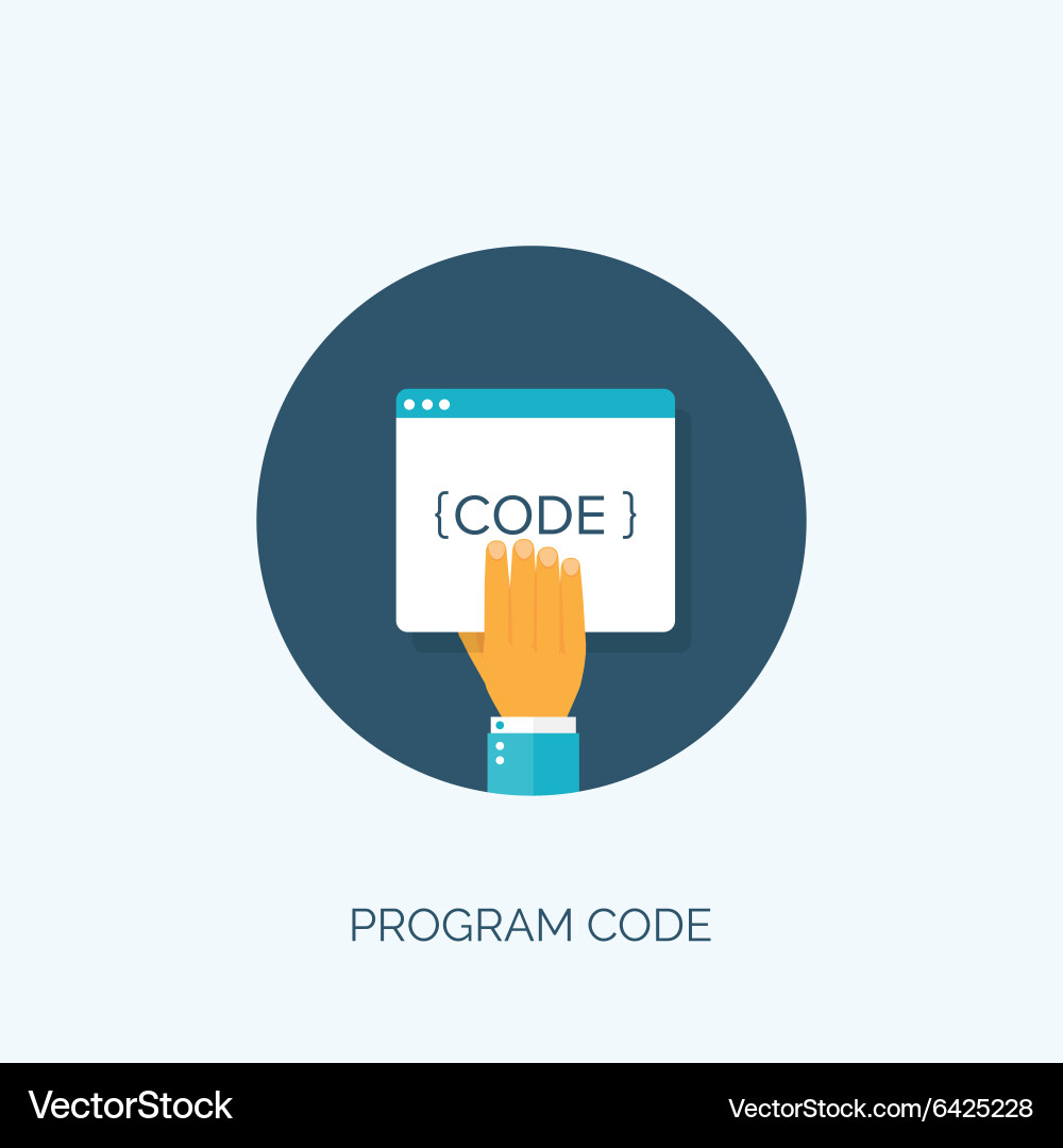Modern Code & Tech Concepts vector image