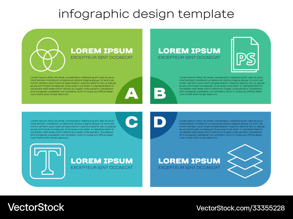 Set line text rgb and cmyk color mixing layers Vector Image