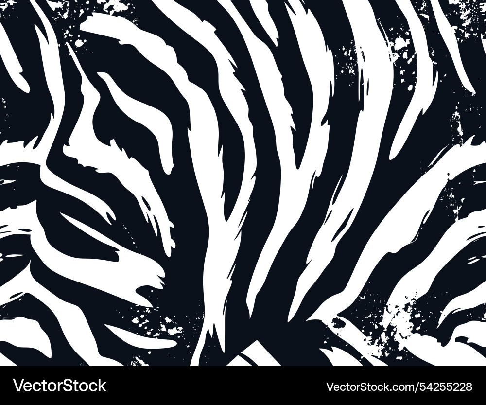 Zebra print pattern texture jungle Zebra print pattern texture jungle vector image