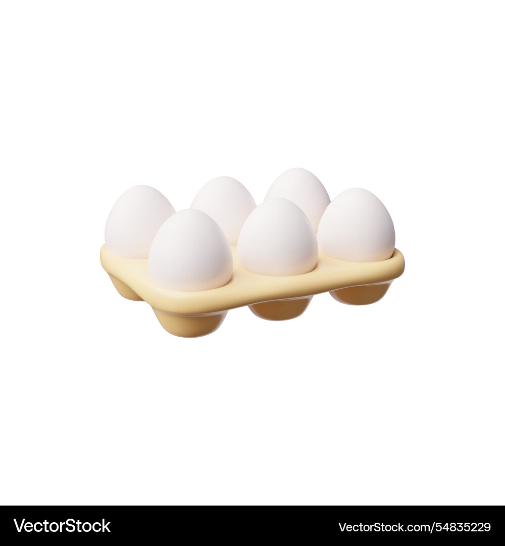 3d with the image of a tray vector image