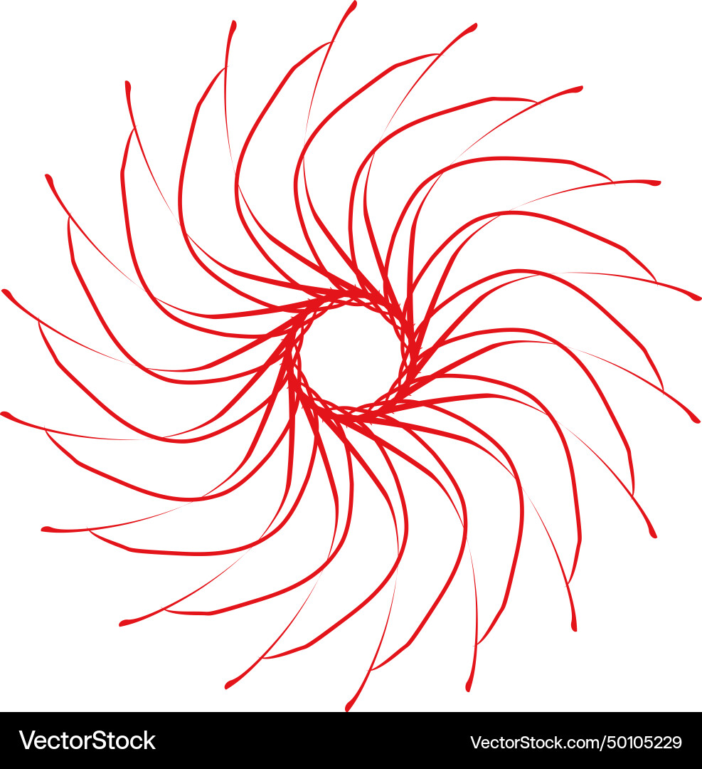 A unique red pattern abstract background Vector Image