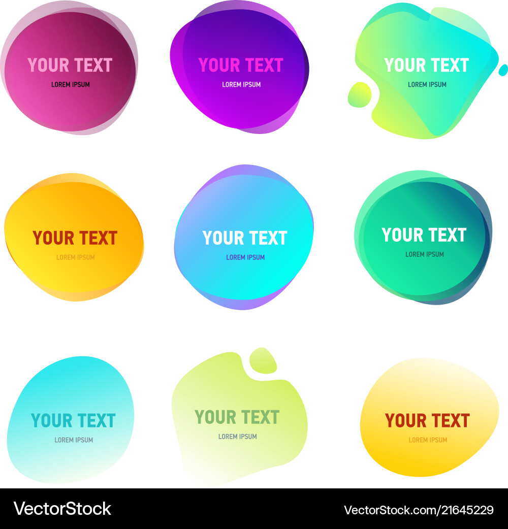 Abstract round shapes for your text gradient Abstract round shapes for your text gradient vector image