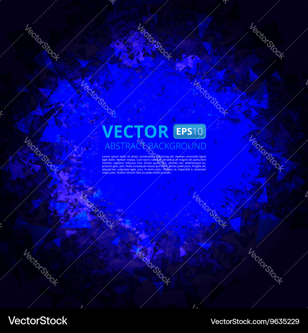 Abstract triangle background Vector Image
