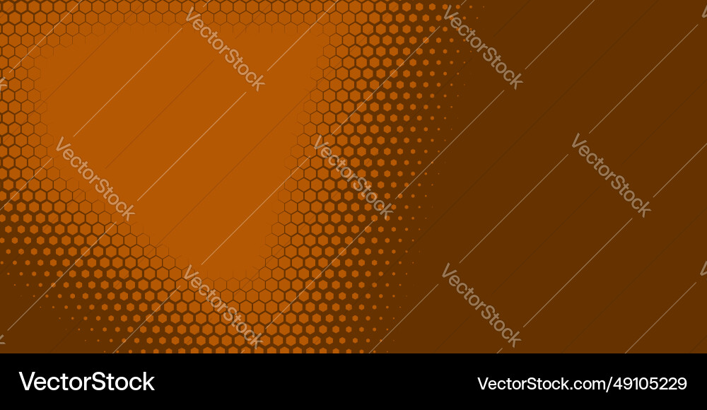 Geometric abstract hexagon two color background Vector Image