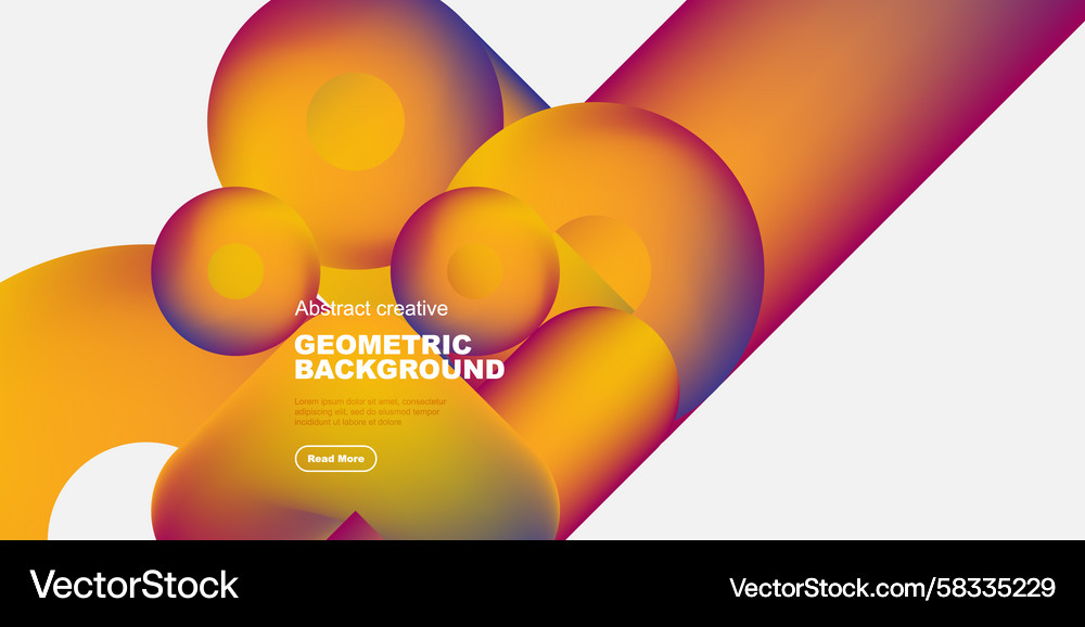 Vibrant abstract shapes overlap creating dynamic Vibrant abstract shapes overlap creating dynamic Vector Image
