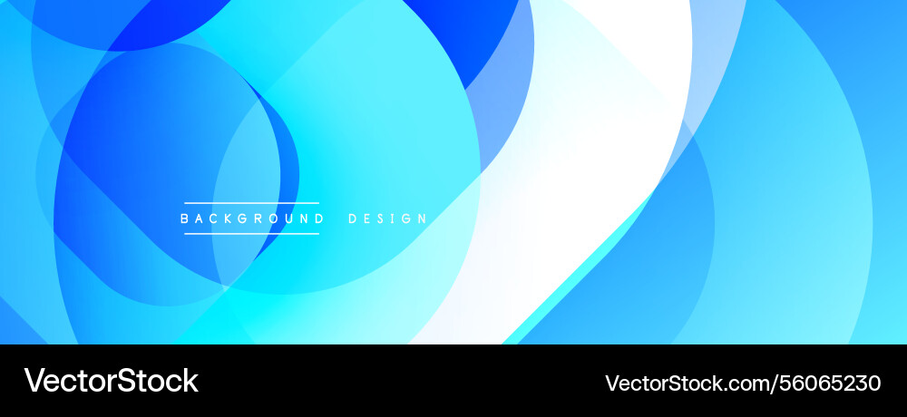 Abstract background with layered translucent Vector Image