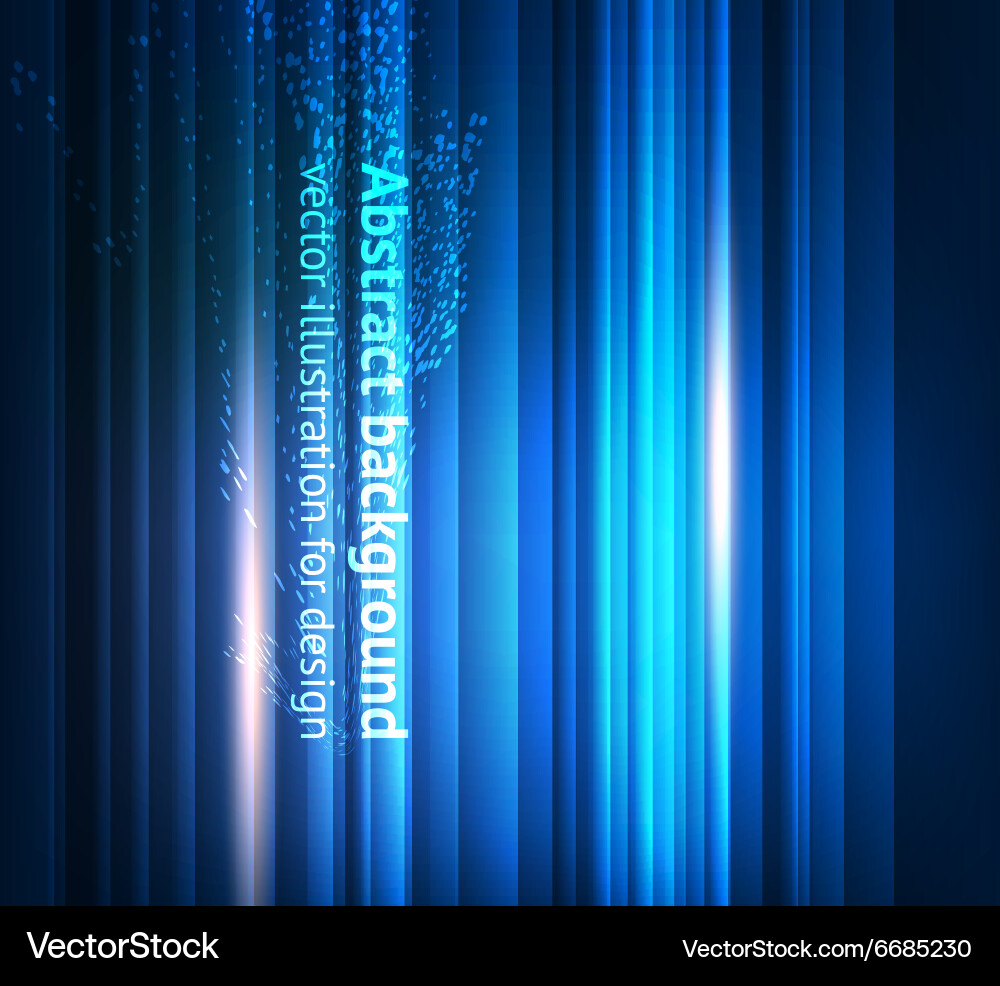 Abstract design with neon lines Vector Image