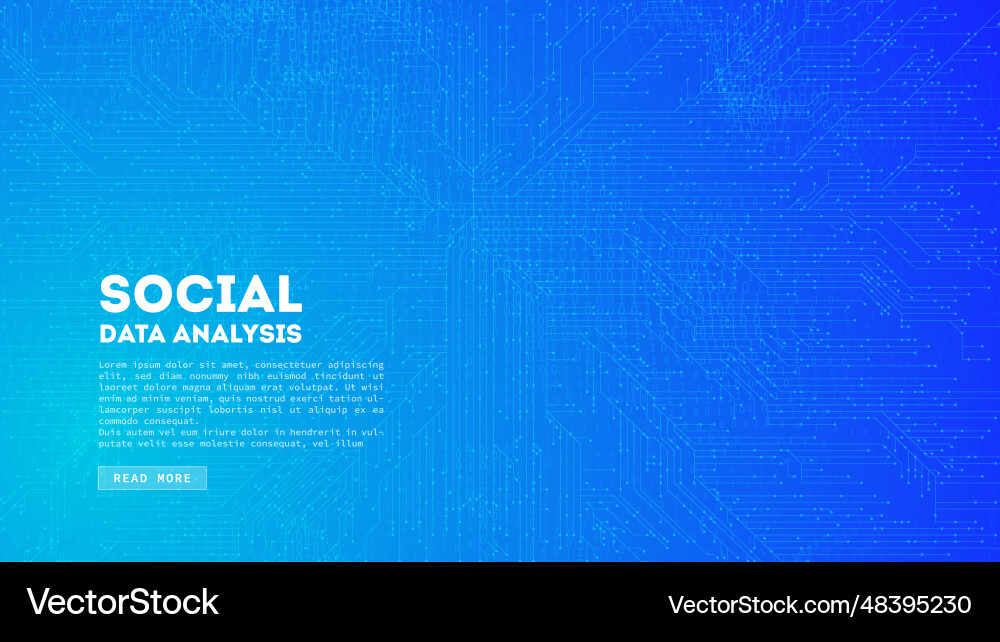 Big Data Cloud Computing Blockchain Visualisierung Vektorbild