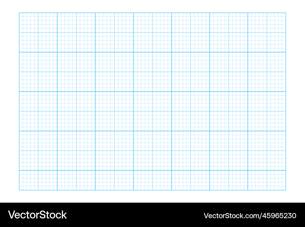 Blue grid texture of notebook page checkered Blue grid texture of notebook page checkered vector image