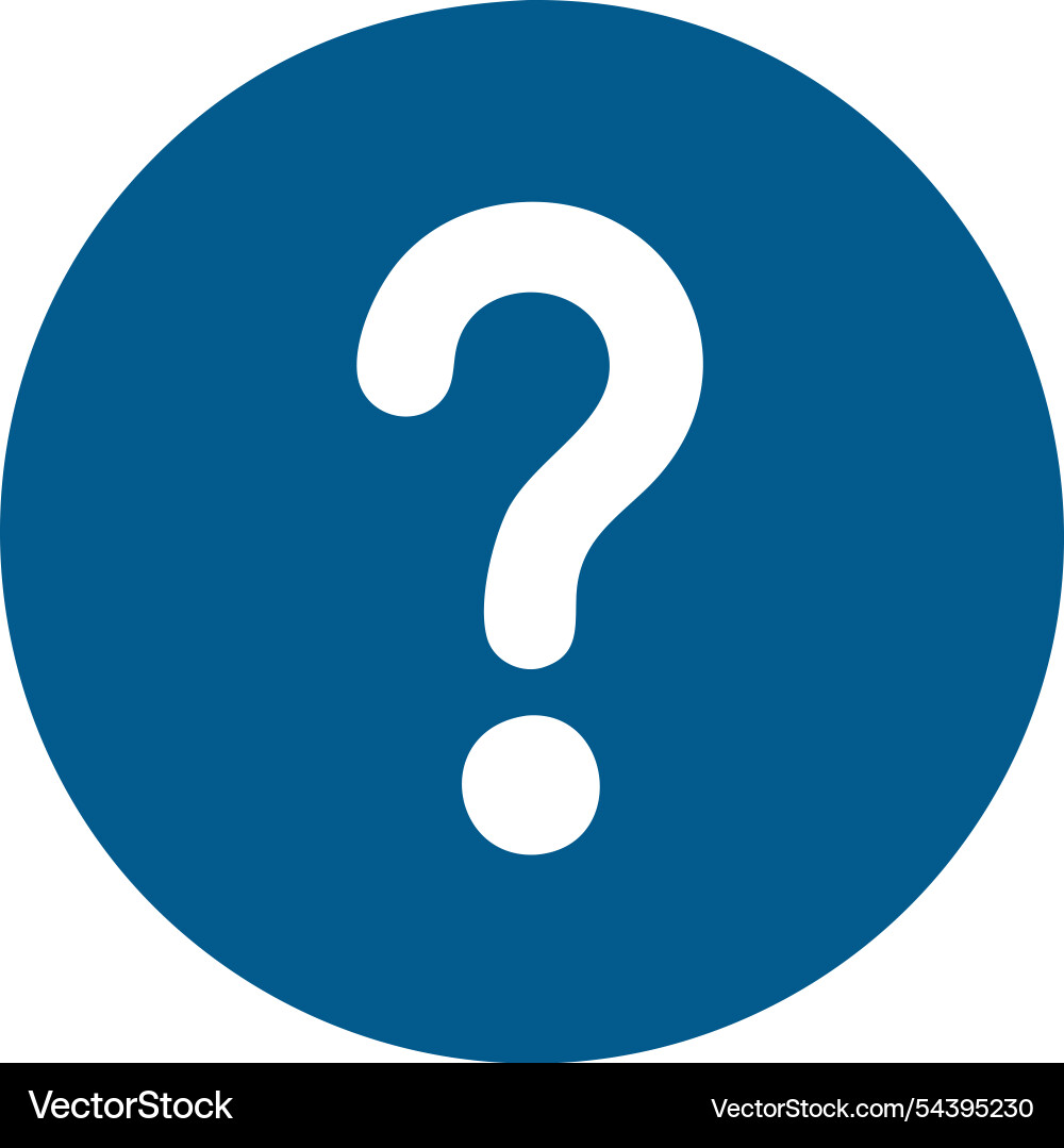 Doubts button icon Doubts button icon vector image