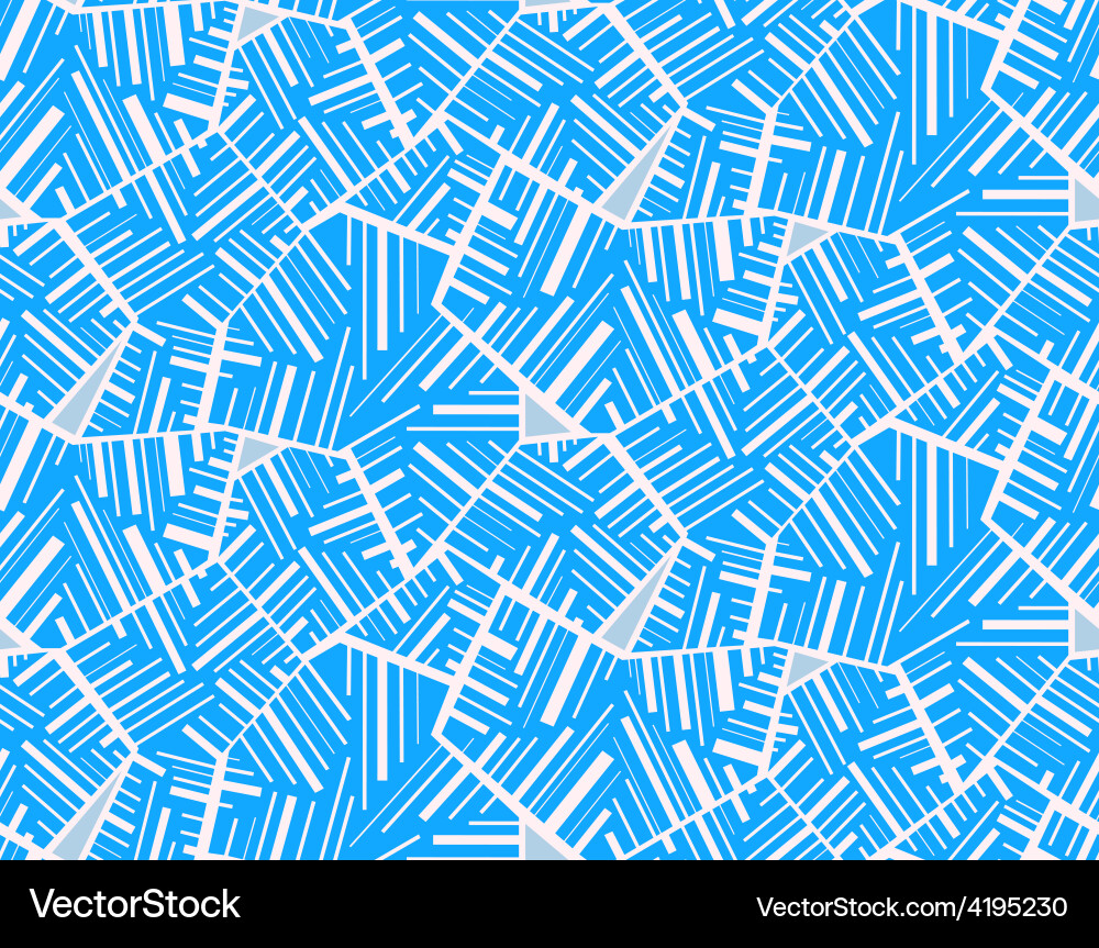 Geometric abstract seamless pattern motif Vector Image