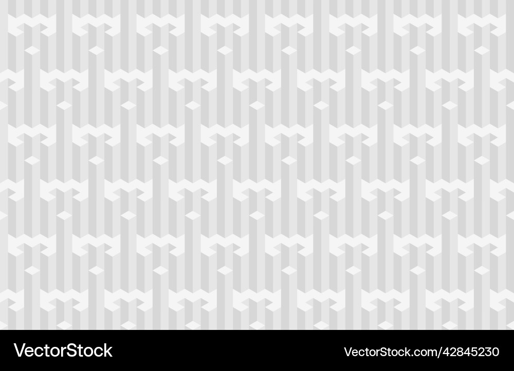 Isometric Geometric Pattern Vector Image