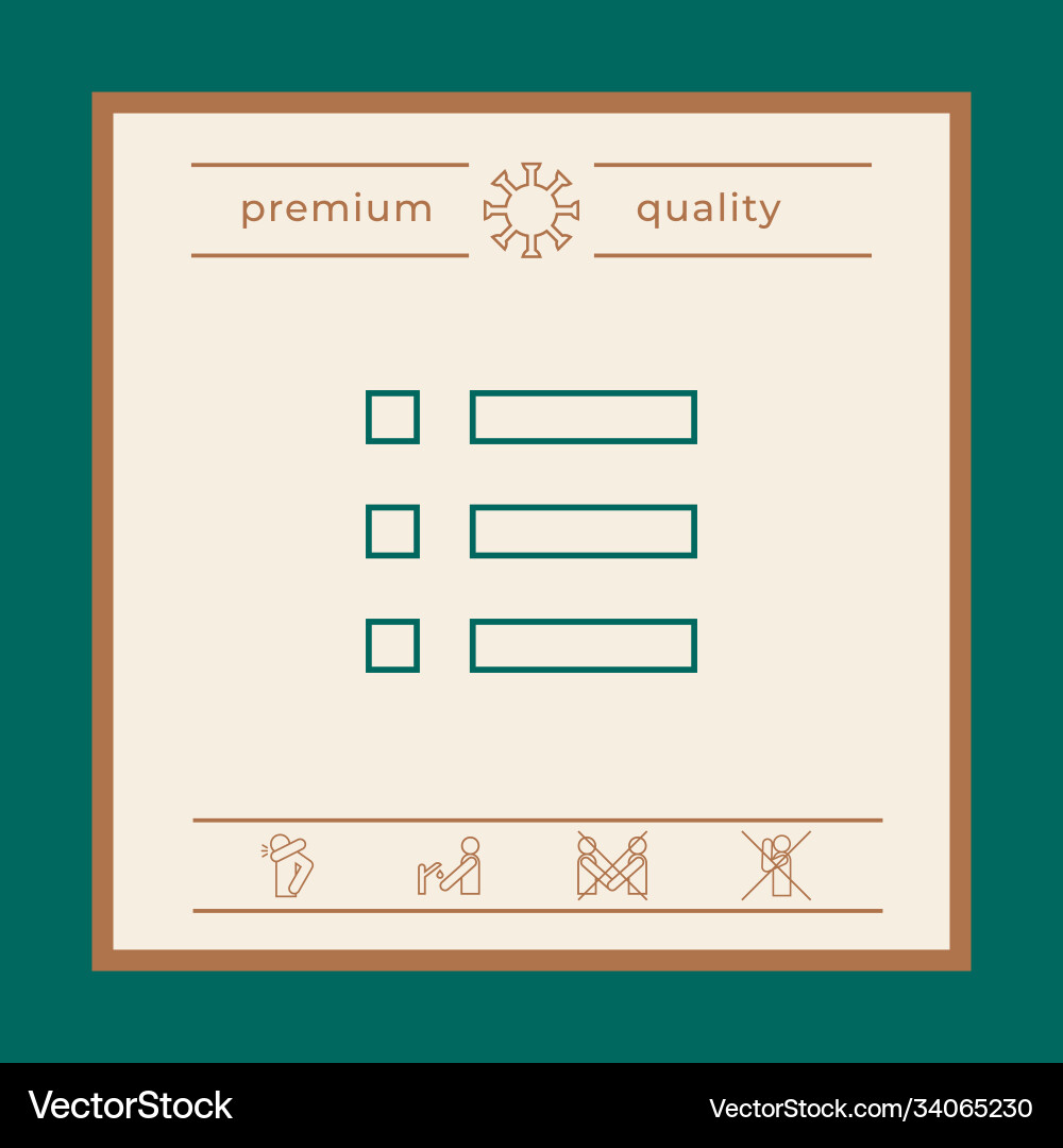 Menu navigation sandwich list - line icon vector image