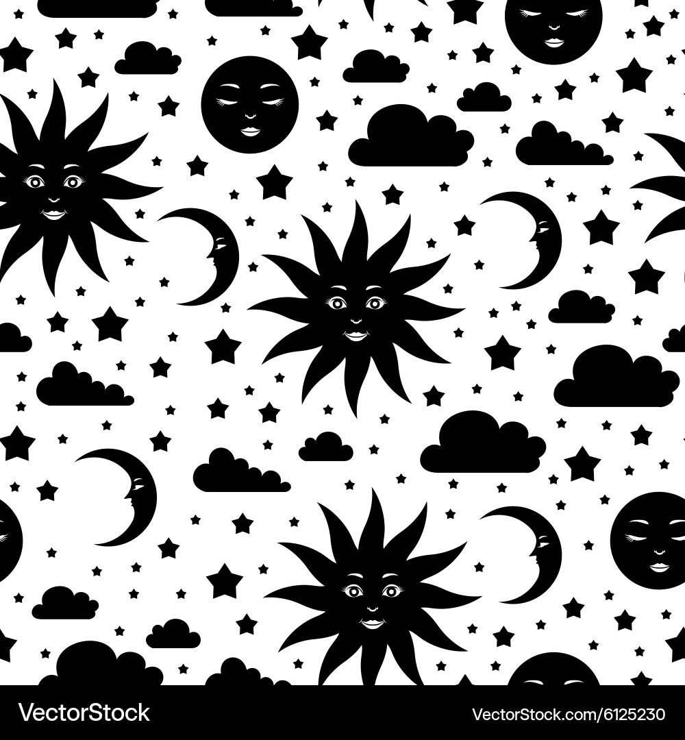 Sky pattern Royalty Free Vector Image - VectorStock