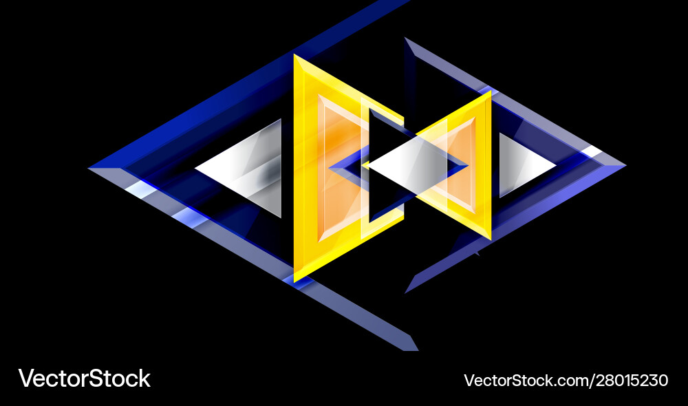 Triangle abstract background Vector Image