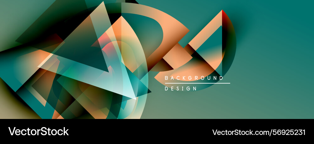 Abstract geometric shapes overlap creating Abstract geometric shapes overlap creating vector image