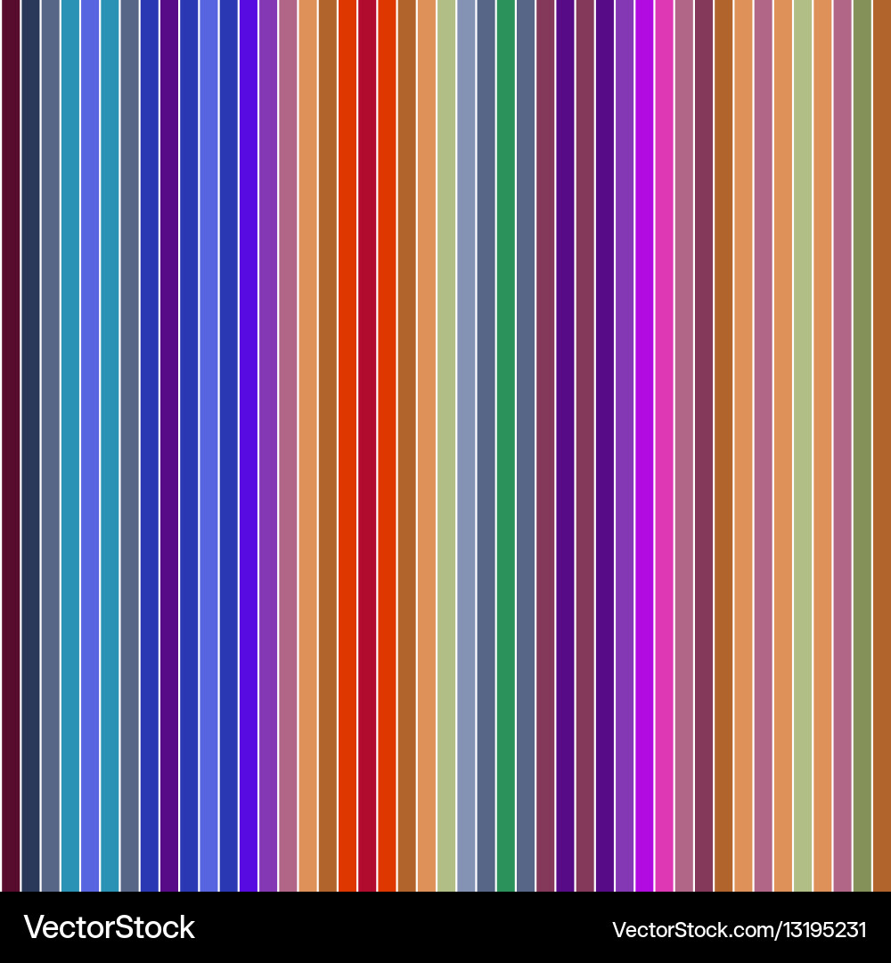 Colorful vertical stripe pattern background design vector image