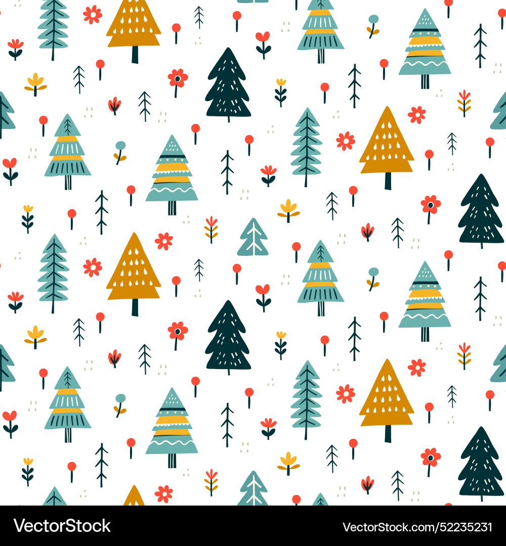 Minimalist scandinavian seamless pattern design Minimalist scandinavian seamless pattern design vector image