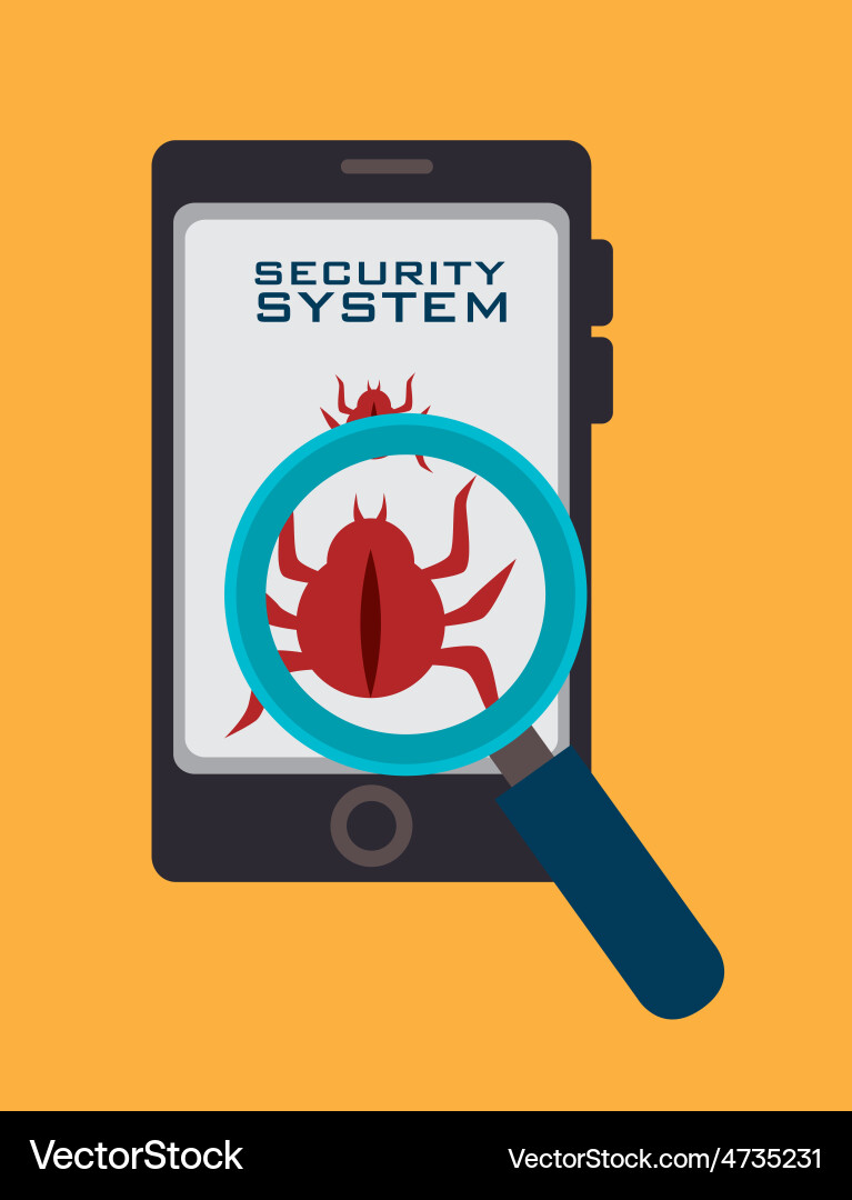 Security system design vector image