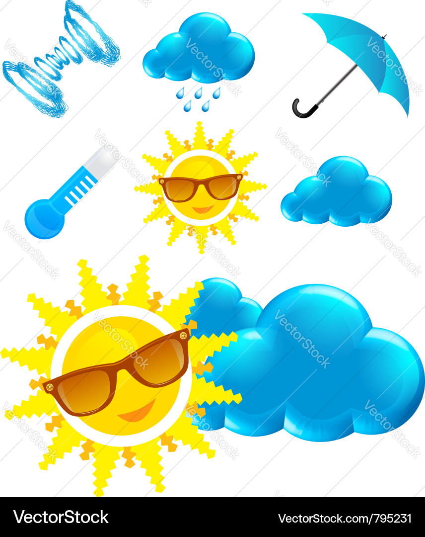 Weather icon Vector Image