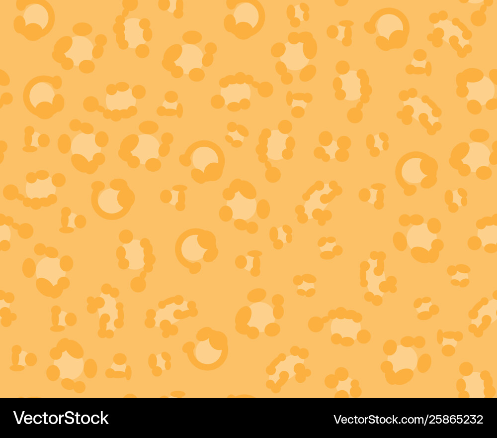 Seamless pattern leopard yellow background Seamless pattern leopard yellow background vector image