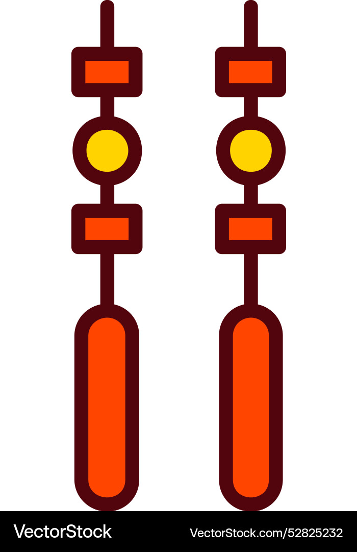 Skewers icon design Vector Image