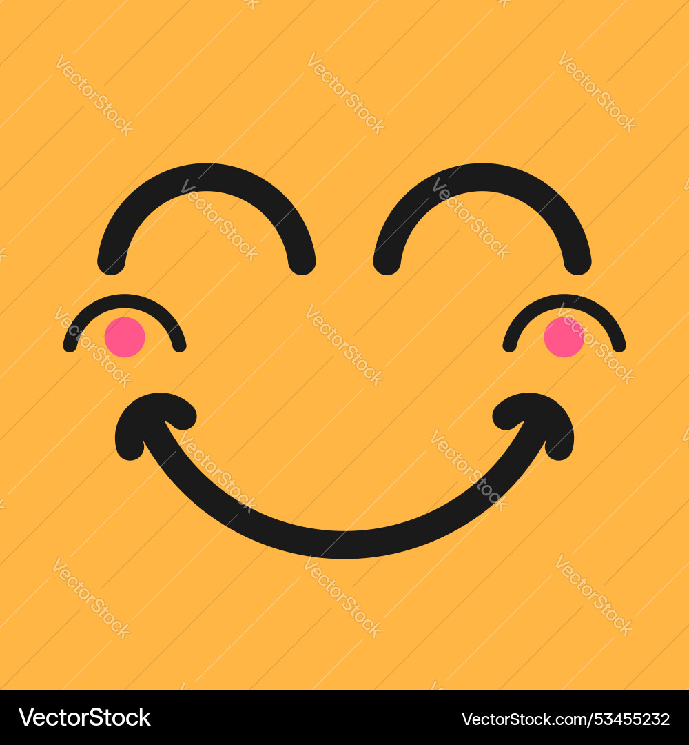 Smile day groovy element design Smile day groovy element design Vector Image
